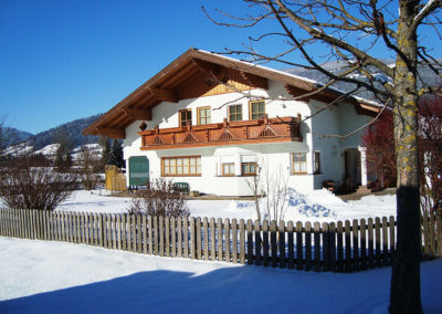 Unser Ferienhaus im Winter